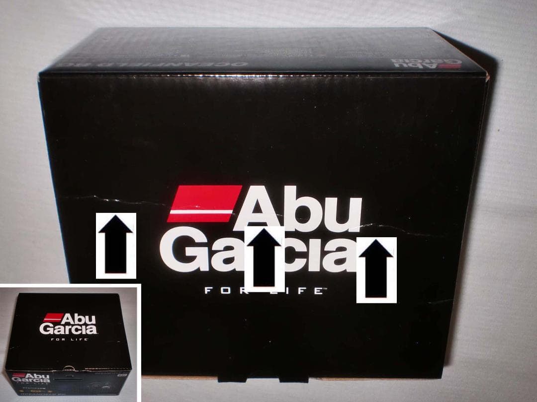 Ａｂｕ　オーシャンフィールドＢＧ［右巻］スペアハンドル付　新品（※箱折り目有り）