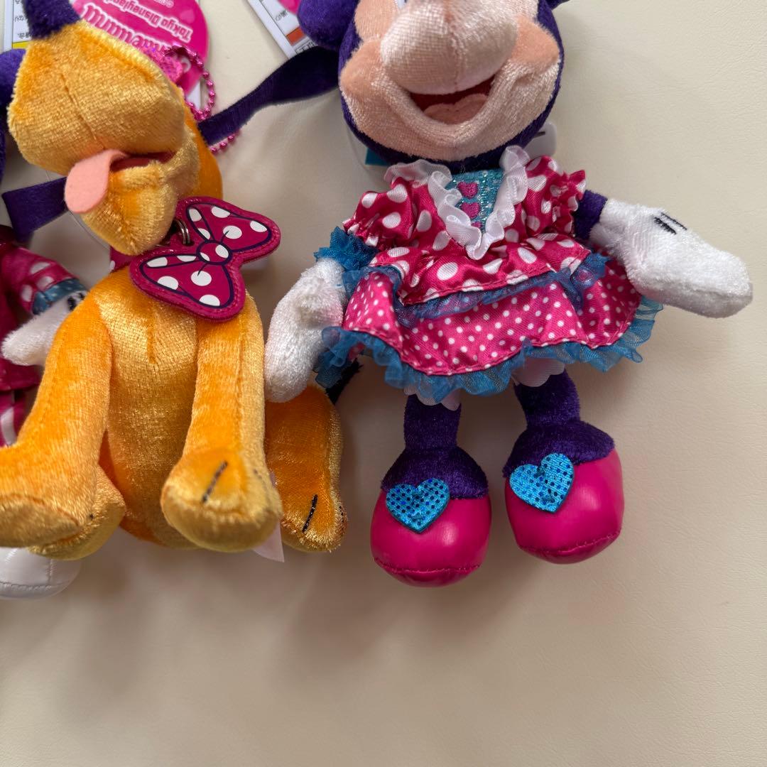 ミッキー ミニー プルート 3個セット ぬいぐるみバッジ パルパルーザ