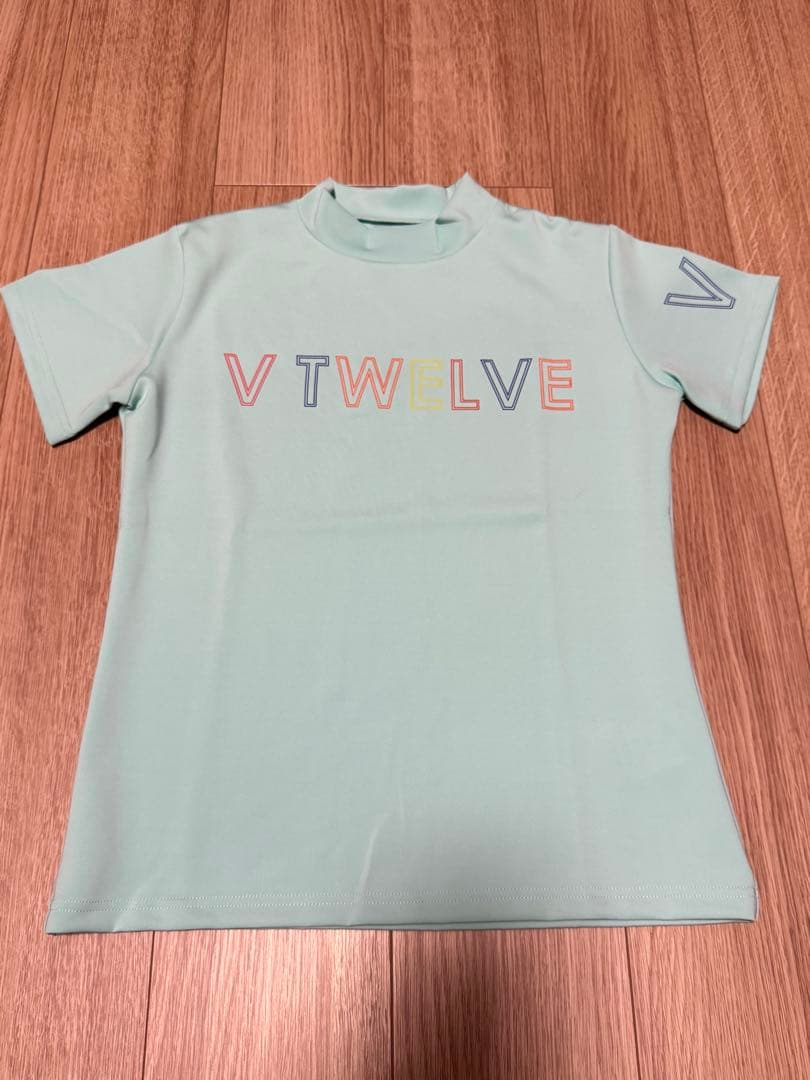 1回着用のみ美品✨V12 ゴルフウェア ティファニーブルー