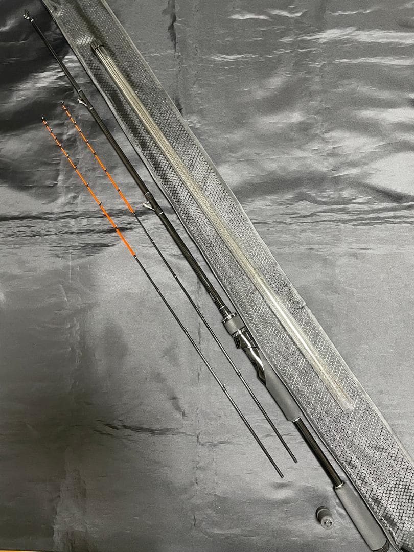 筏竿 穂先2本付き 　船竿 １．７ｍ　ソリッド穂先二本 かかり釣り 筏　かせ