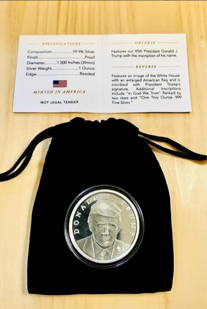 サ*ン様 純銀 トランプ 1oz 公式 初版 記念 99.9% シル