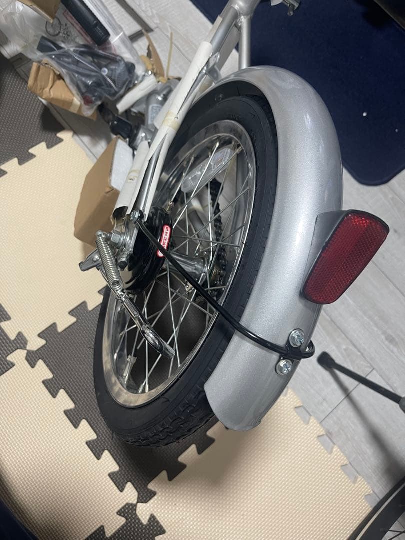 折りたたみ自転車 シルバー　新品未使用