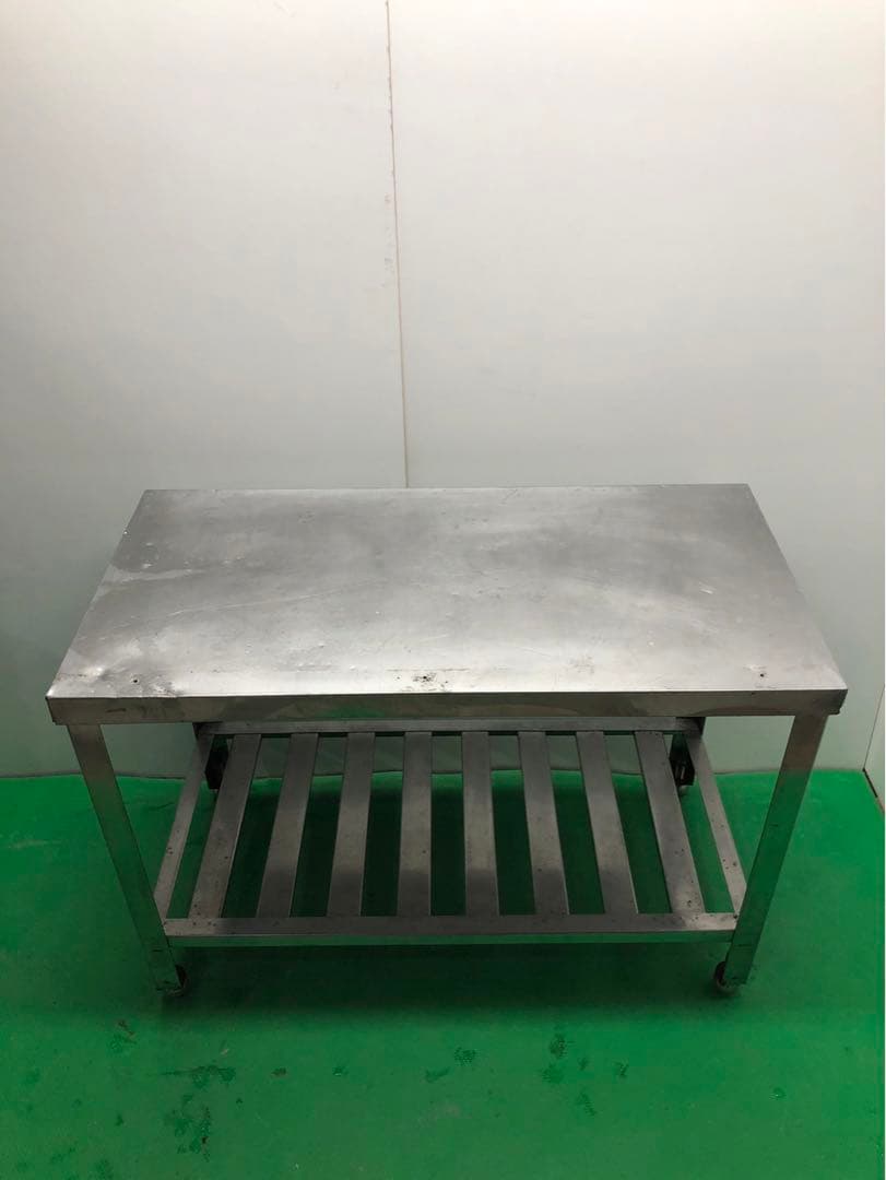 ☆工場整備品☆コンロテーブル　作業台　幅900 ステンレス　業務用