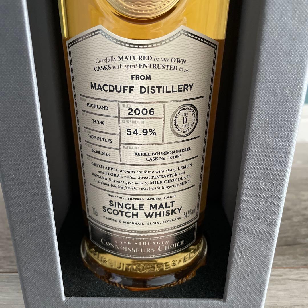 R y❗️マクダフ17年 ゴードン&マクファイル　ウイスキー　コマスピ