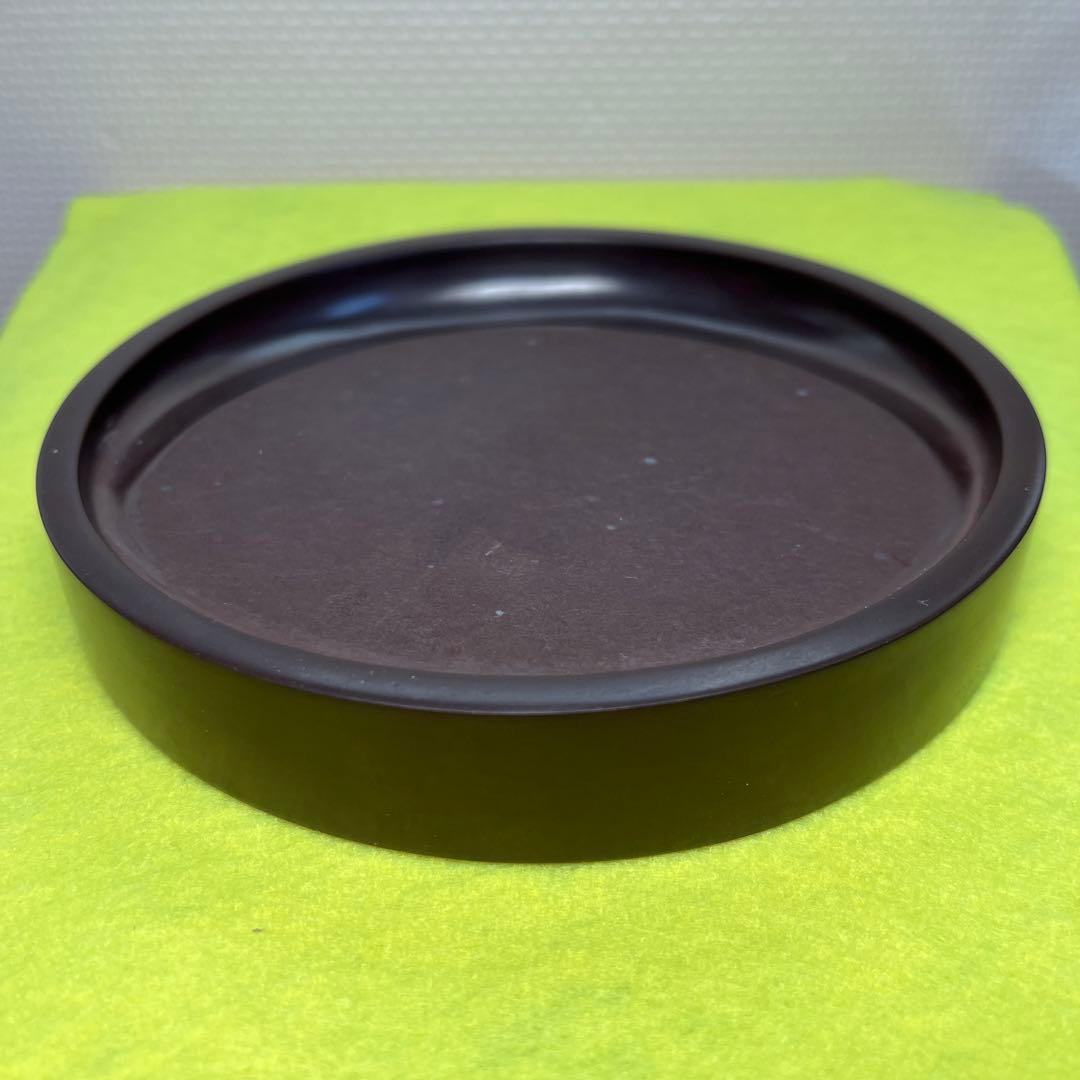 ⭕️赤間硯　希少　日月研　径147m m 泉光堂　美品　女性好み