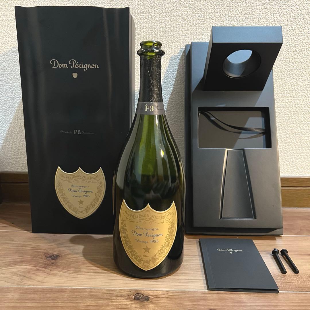 【1985年】P3 ドンペリ　空瓶箱セット