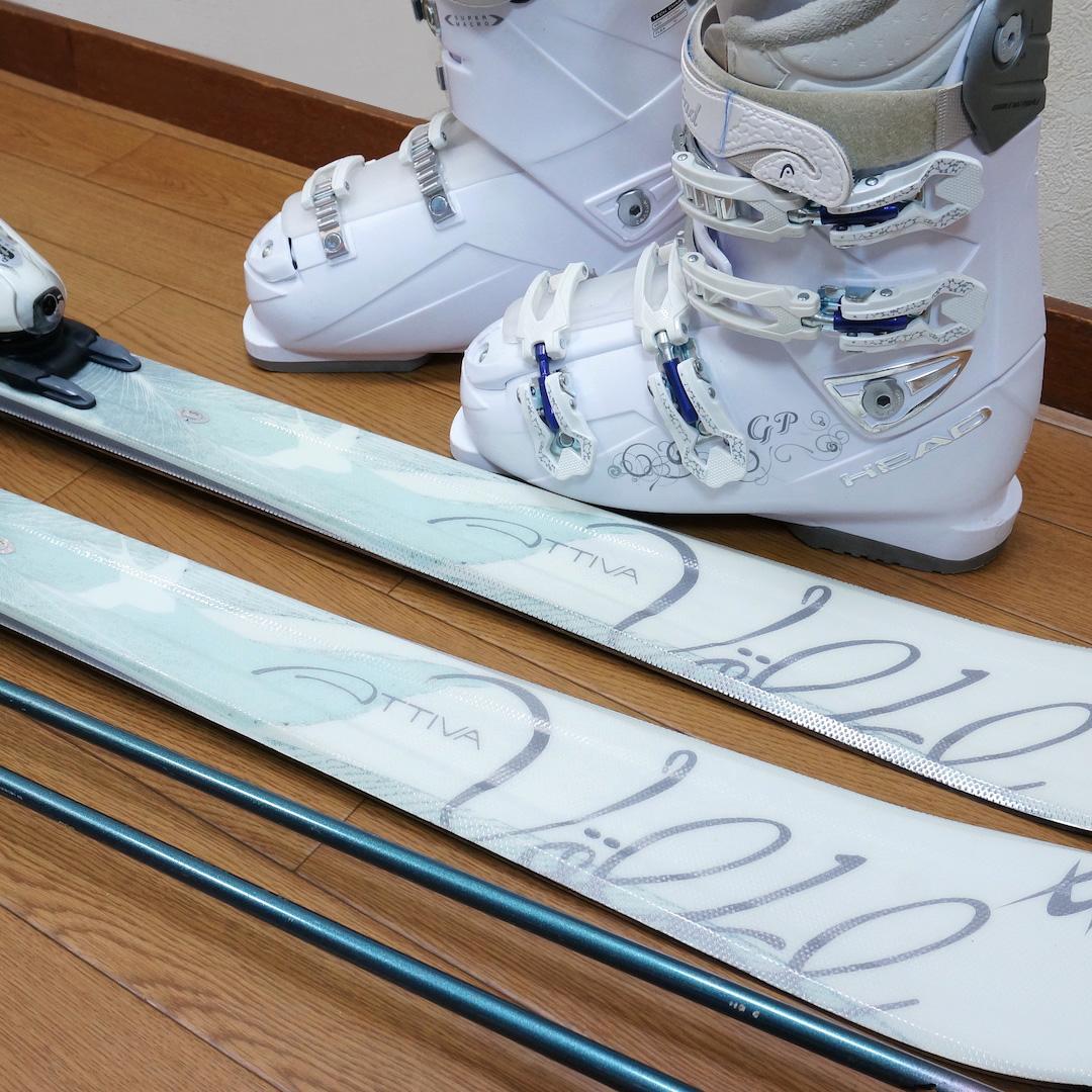 メンテ済 156cm 靴25～25.5cm VOLKL レディーススキーセット