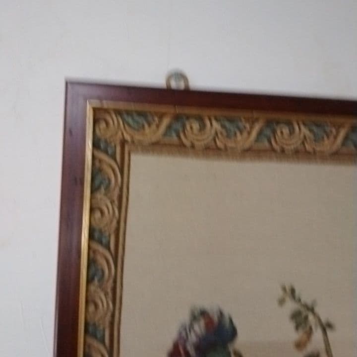 額装タペストリー　ゴブラン織り