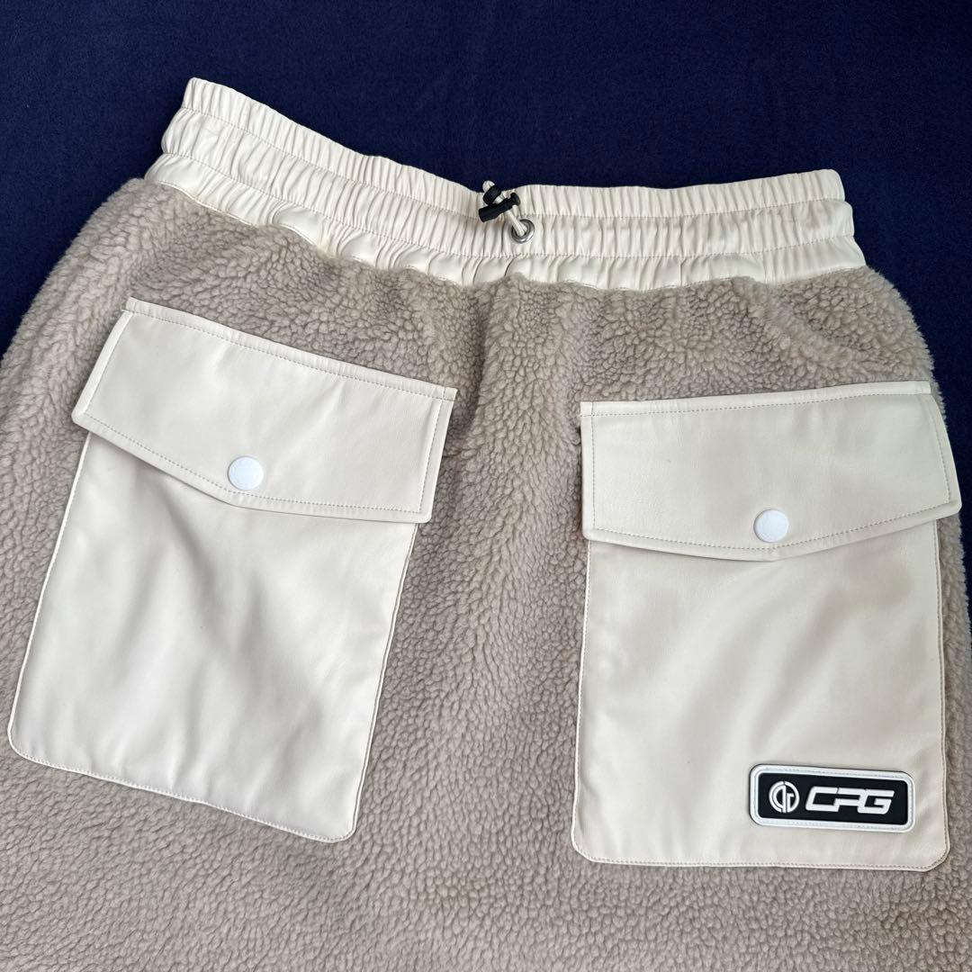 CPG GOLF シーピージーゴルフ 合皮切替ボアスカート 定価3.9万円