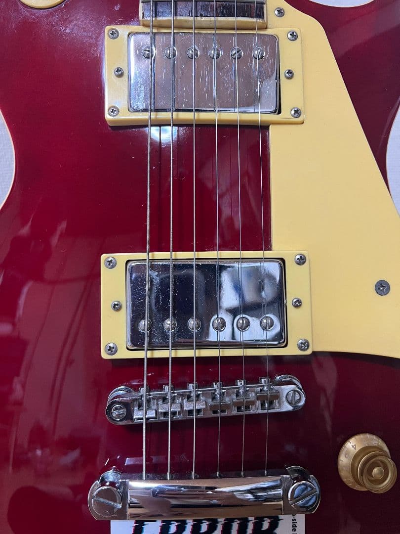 エレキギター レッド ハムバッカー レストパウルスタイル