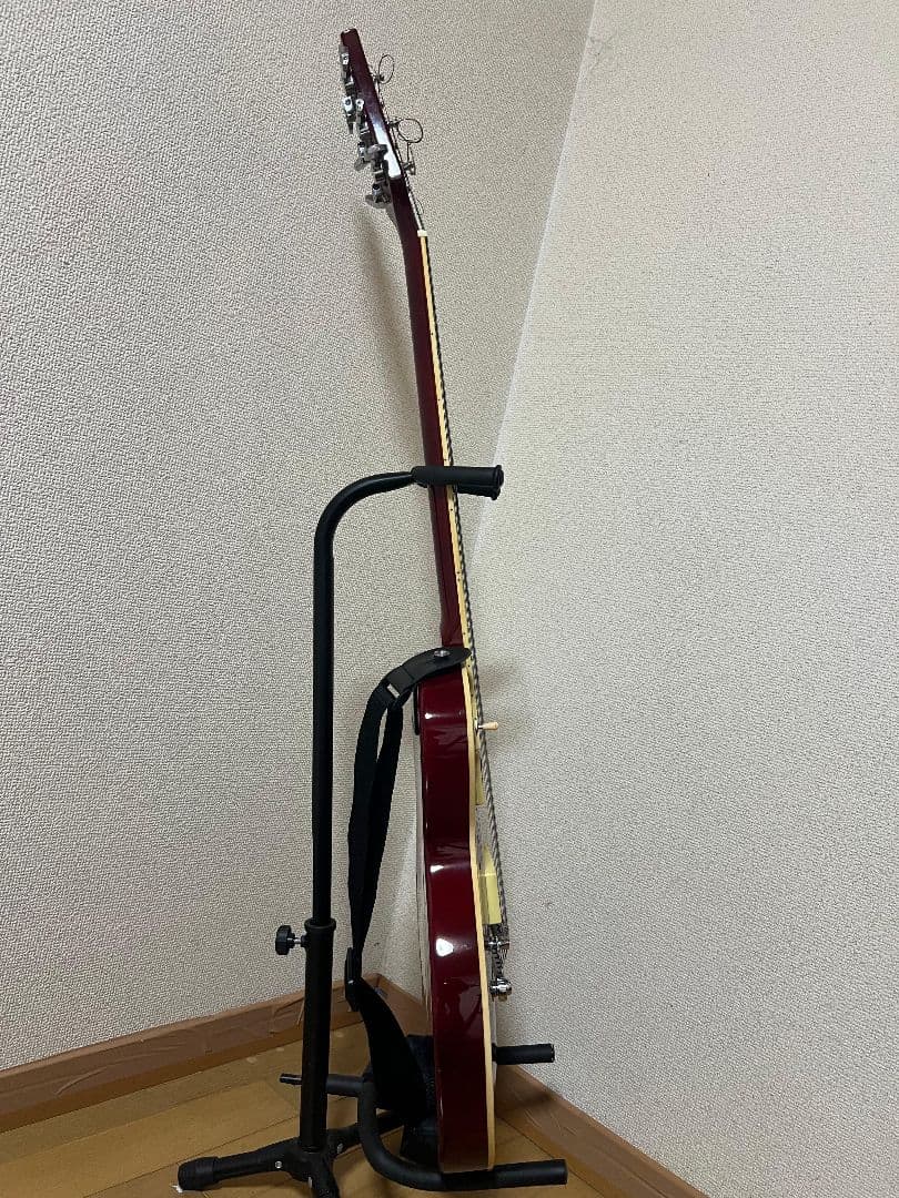 エレキギター レッド ハムバッカー レストパウルスタイル