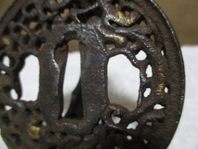 日本刀装具　鍔と目貫　R8-2