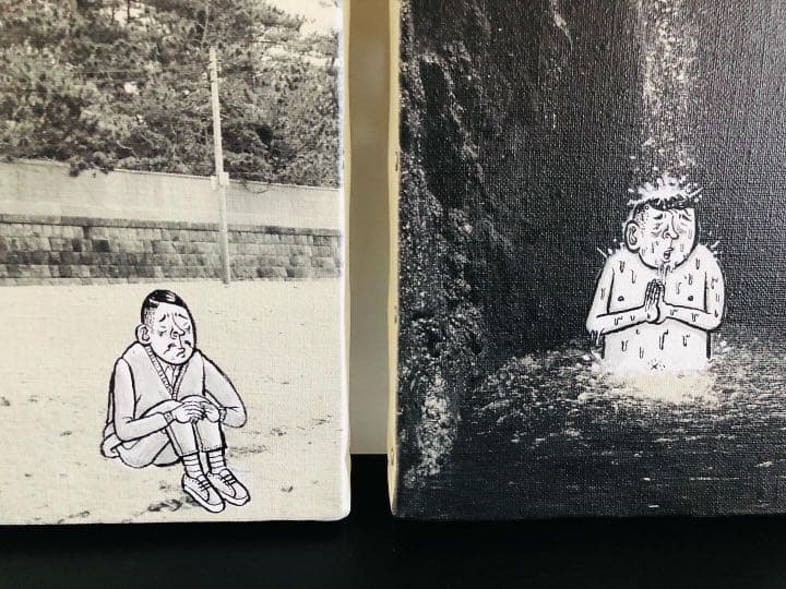 ESOW 原画  2点 SET --- 代官山 TSUTAYA展示作品