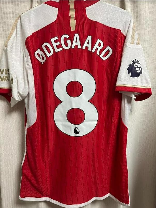 アーセナル　ウーデゴール　オーセンティック ホーム（M）2023-24