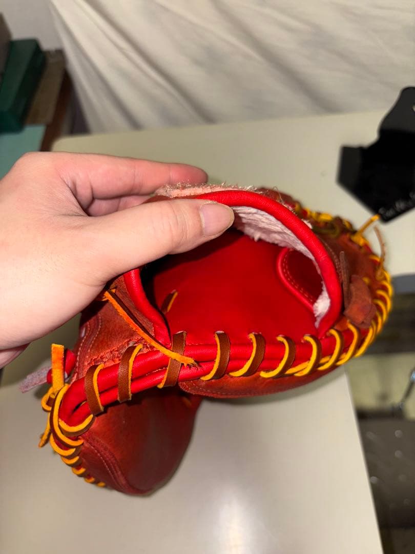 久保田スラッガー軟式キャッチャーミット　リペア品