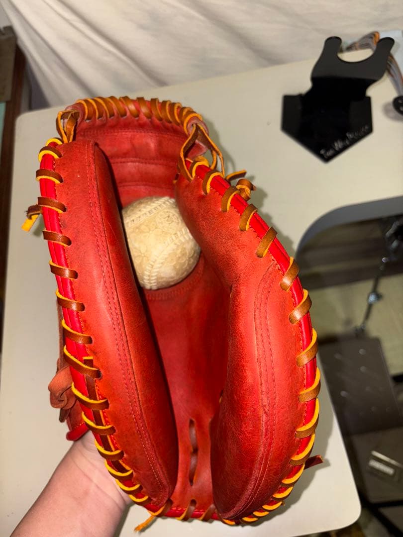 久保田スラッガー軟式キャッチャーミット　リペア品