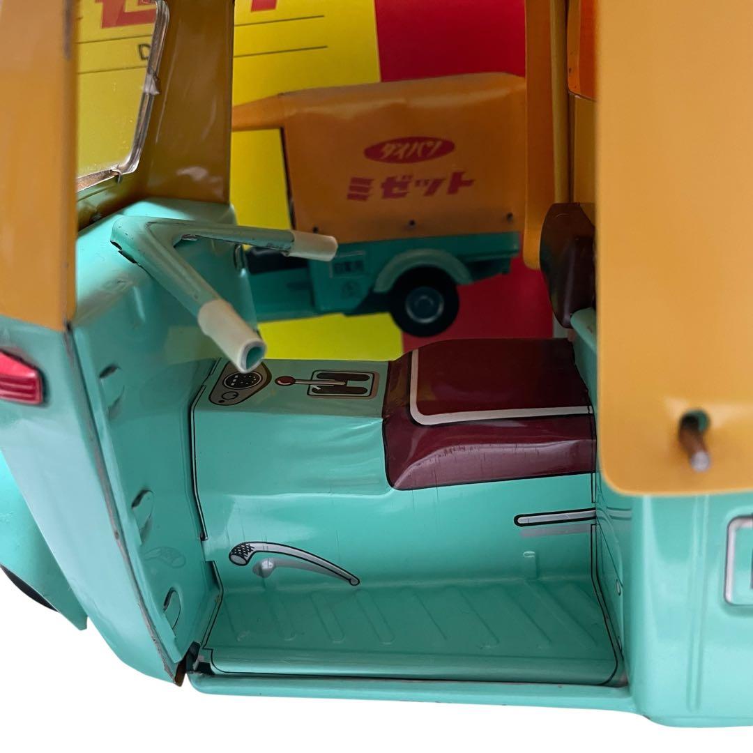 【美品】　ブリキ　ダイハツ ミゼット DKA型　箱付き　日本製　昭和レトロ