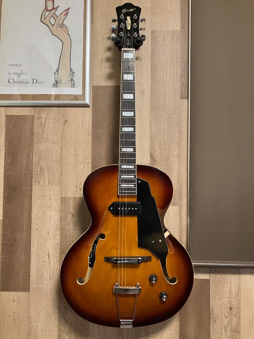 Grote フルアコ ギター ペグ GOTOH 交換 美品