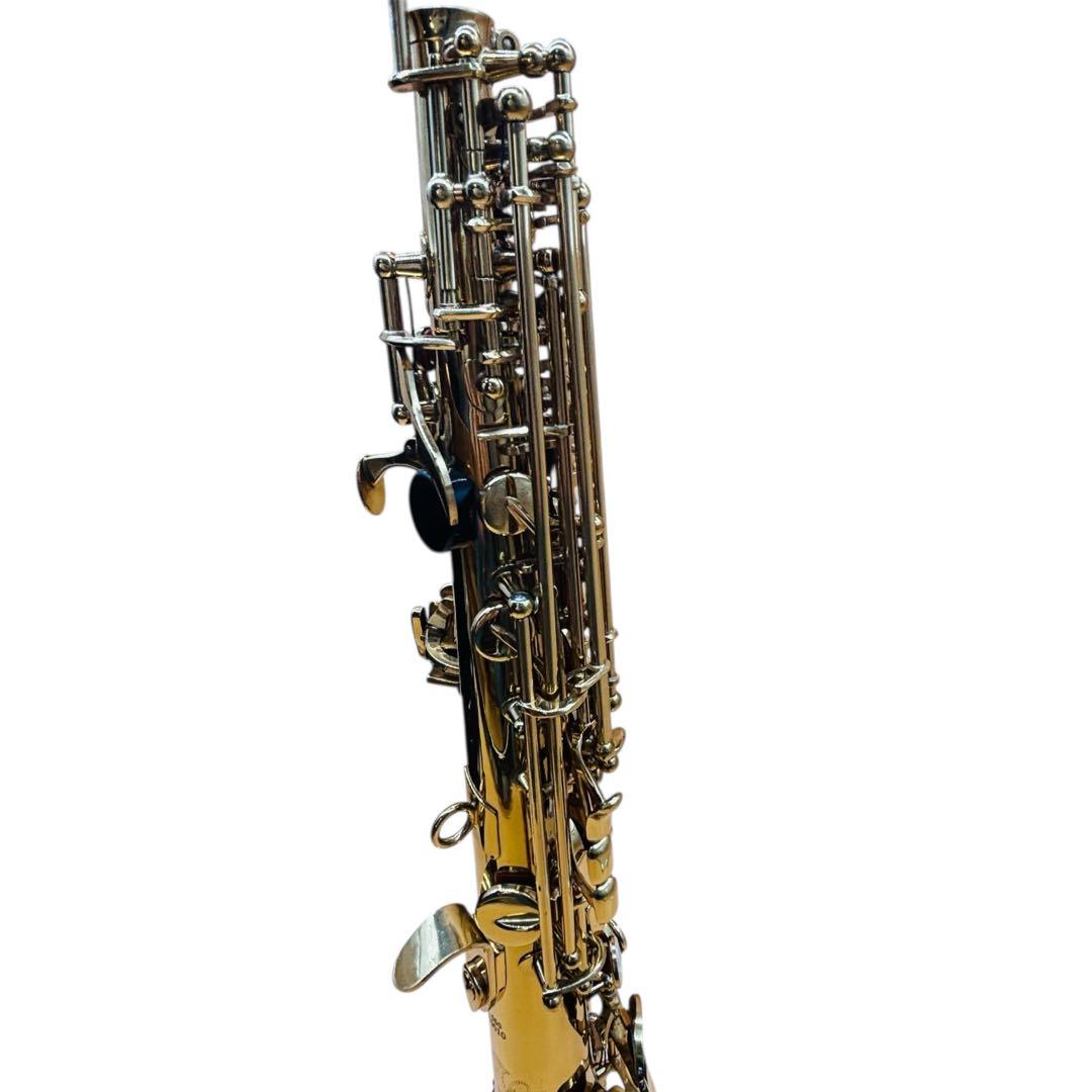 ソプラノサックス SP-650 Jマイケル　彫刻　ゴールド　ケース付き