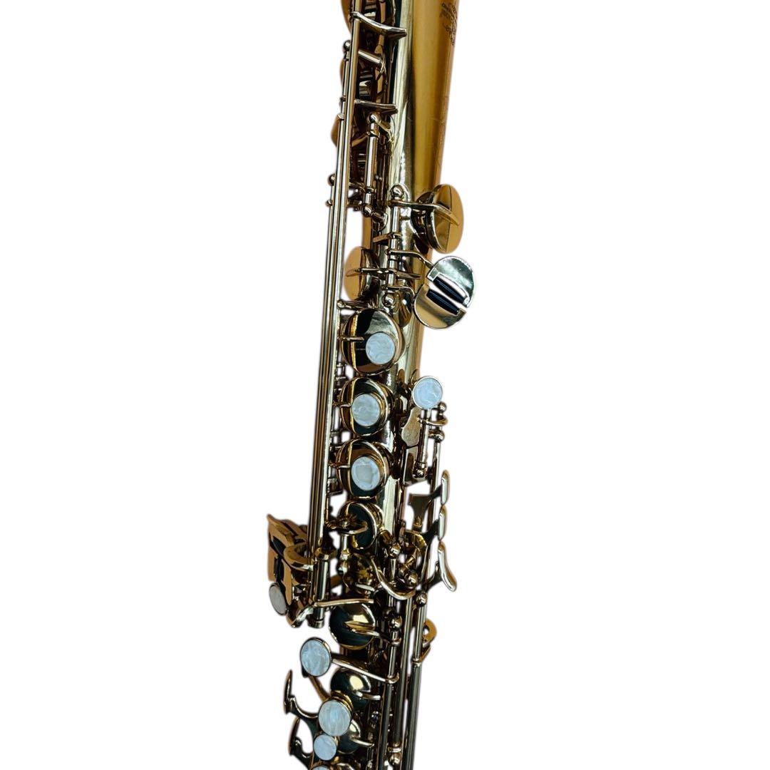 ソプラノサックス SP-650 Jマイケル　彫刻　ゴールド　ケース付き