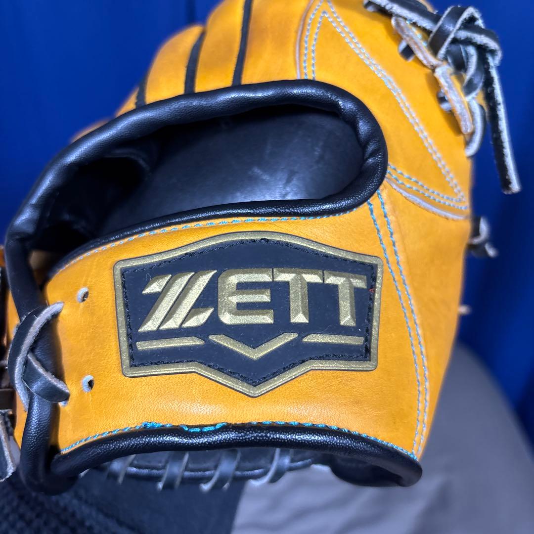 ZETT 硬式グローブ イエロー