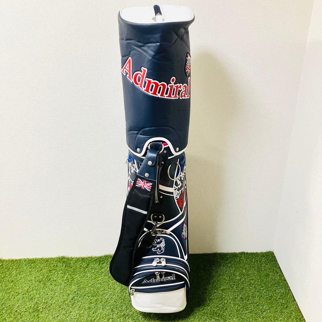 アドミラル キャディバッグ ユニオンジャック 風デザイン カート式 メンズ 国旗