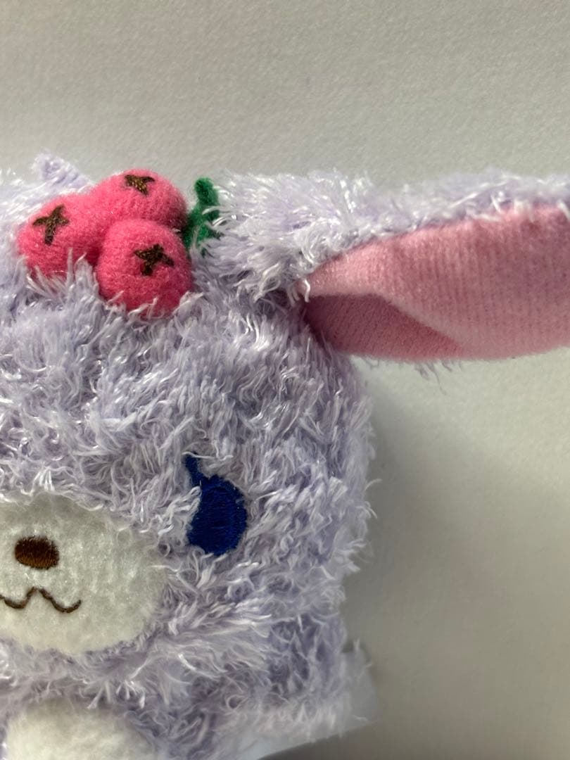 サンリオ　シュガーバニーズ　ブルーベリーうさ　ぬいぐるみ　マスコット
