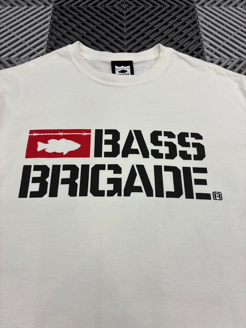 希少！限定コラボ！美品！Mサイズ！BASS BRIGADE Tシャツ ホワイト