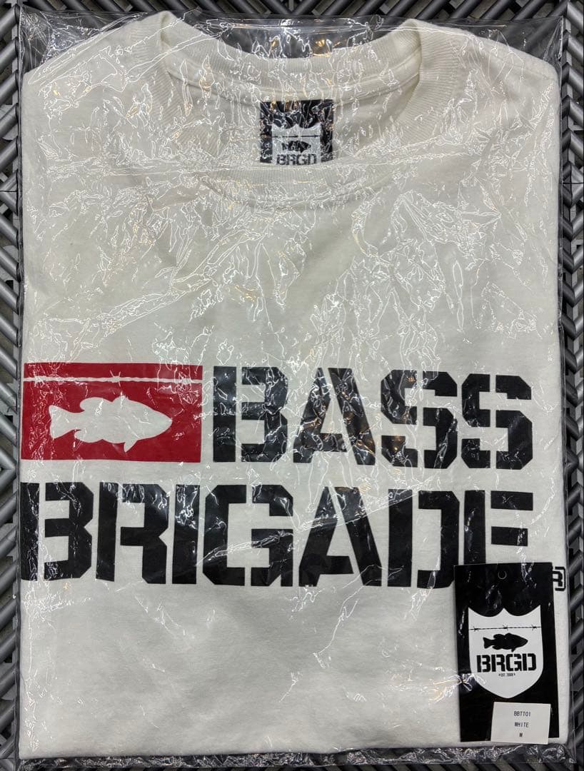 希少！限定コラボ！美品！Mサイズ！BASS BRIGADE Tシャツ ホワイト