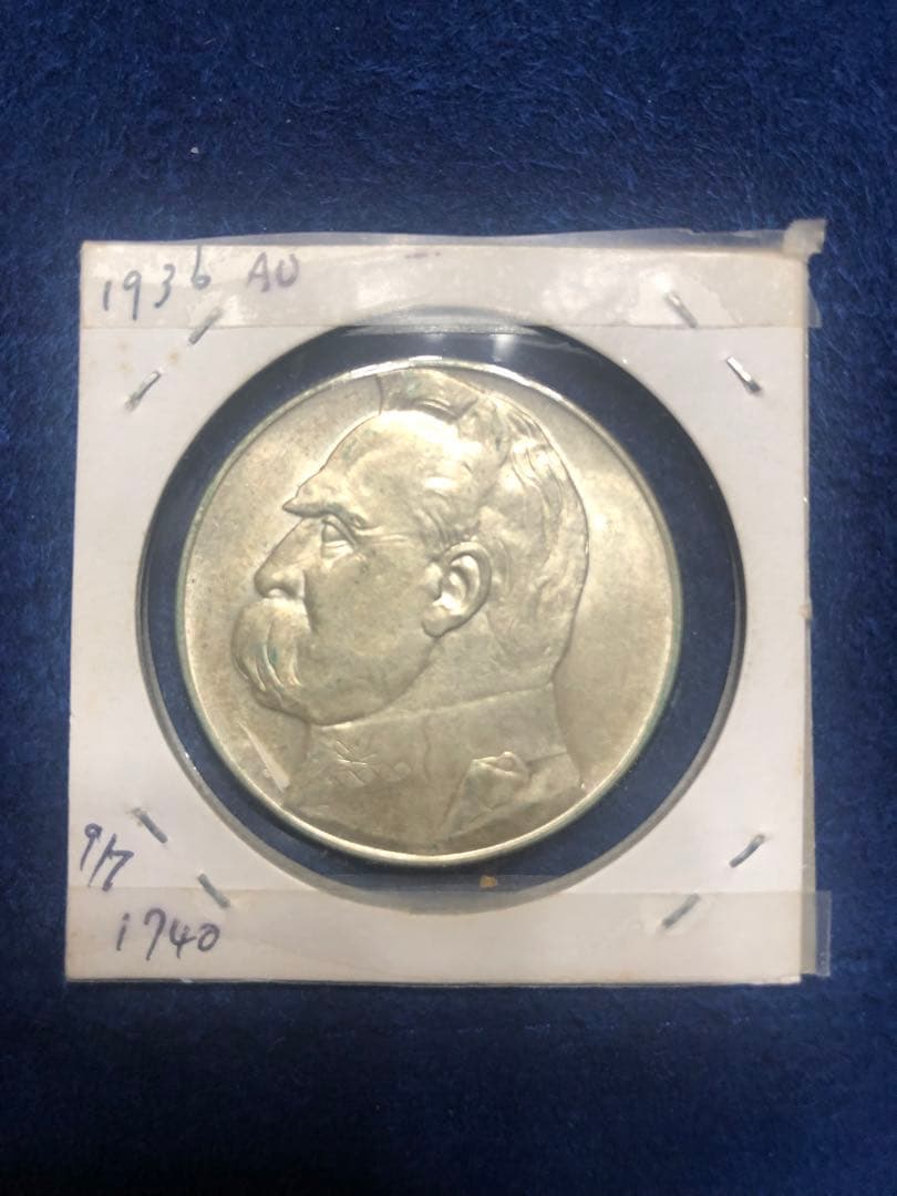 ポーランド10ズロチ銀貨 1936年