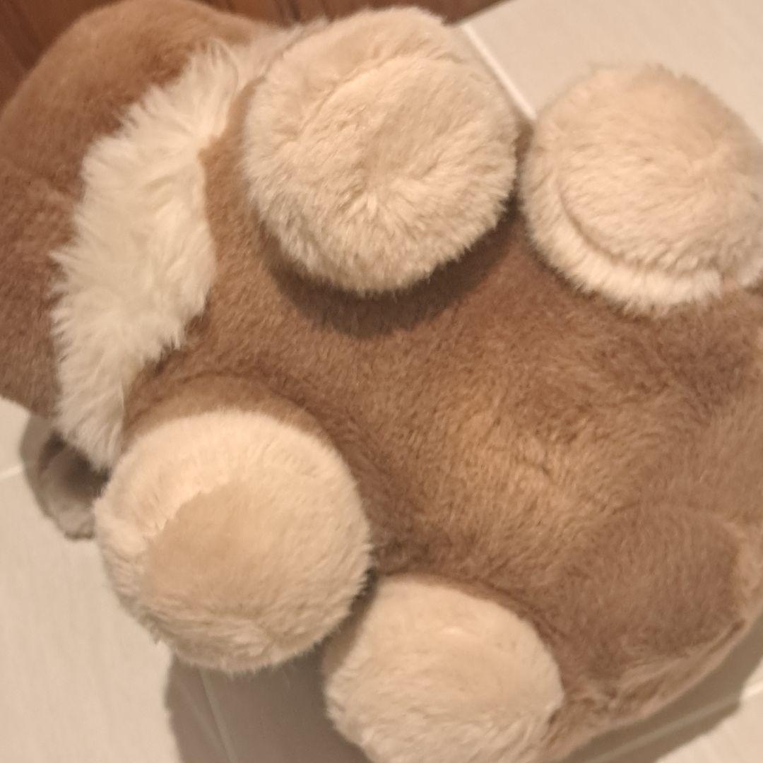 昭和レトロかわいいトナカイ　ぬいぐるみ 赤い鼻と黄色い角　ビッグサイズ