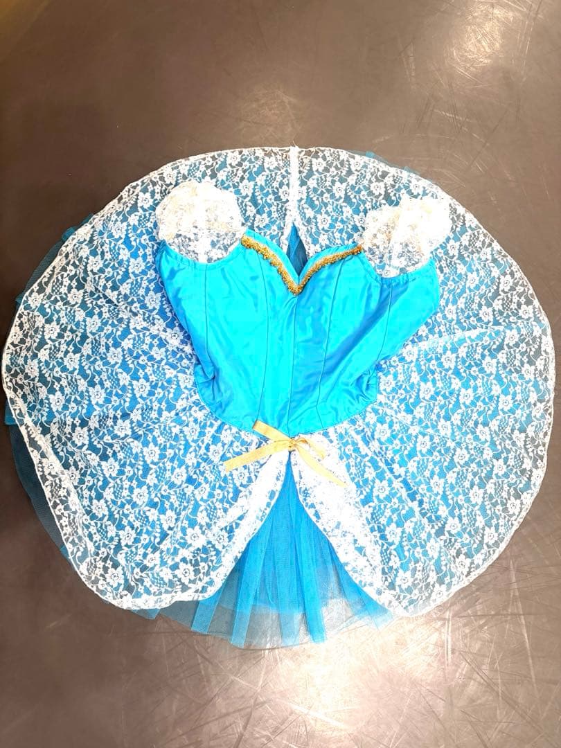 チャコット バレエ　サイズ3 青　子供　120 130 衣装　チュチュ
