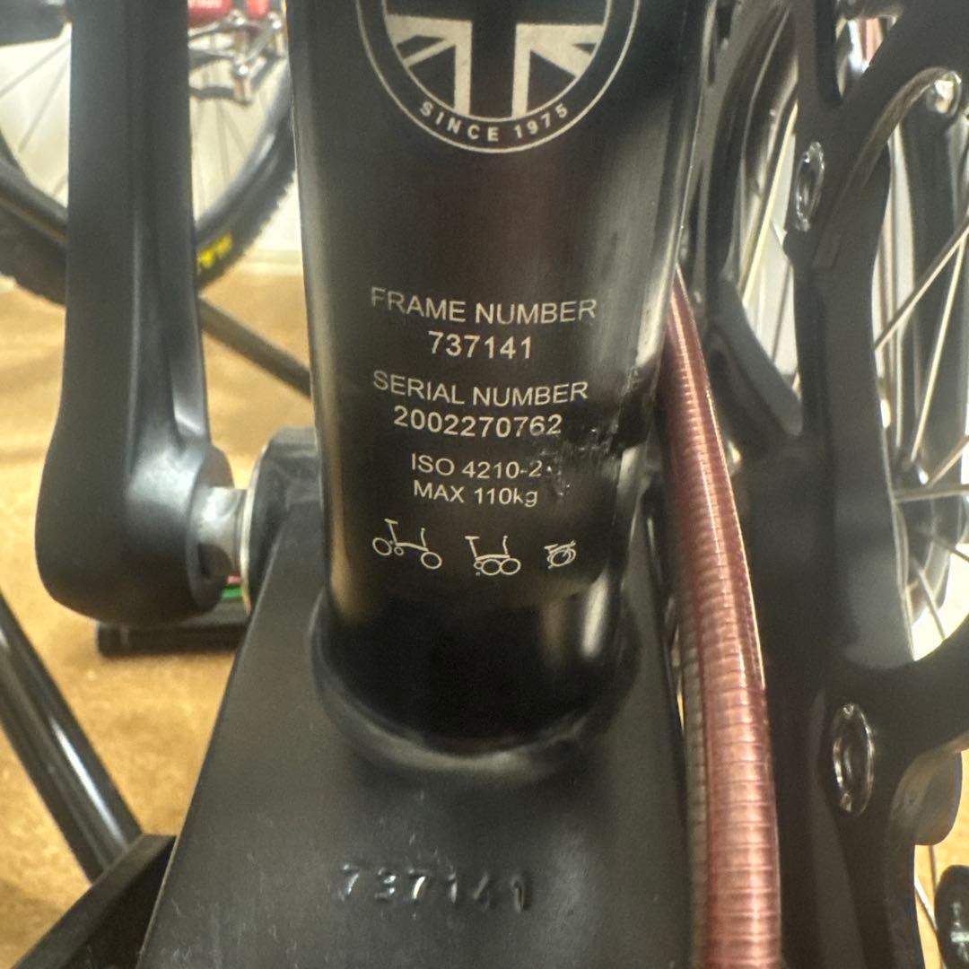 Brompton M2L black ブロンプトン　ブラック 値引き不可