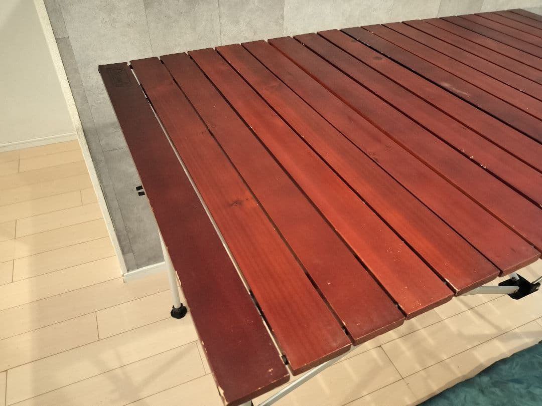 【廃盤】Coleman ウッドロール 2ステージ テーブル 折りたたみコンパクト