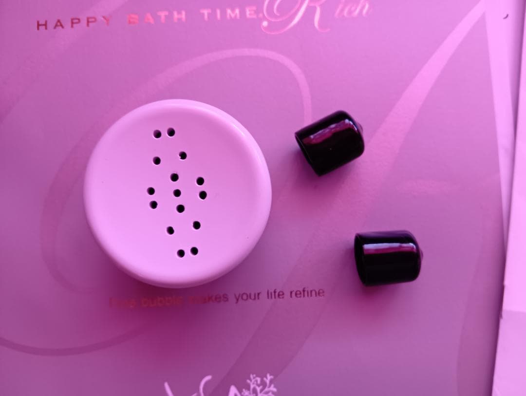 YOSA　水素風呂　給水＆排水ホース、取扱い説明書、ヘッドカバー予備