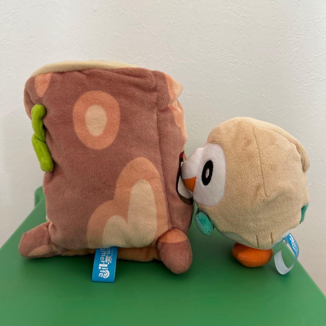 ポケモンセンター限定　切り株モクロー SummerLife ぬいぐるみ