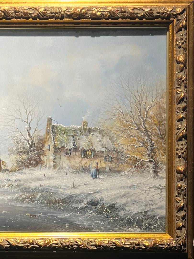 写実画　リアリズム　肉筆画　油彩