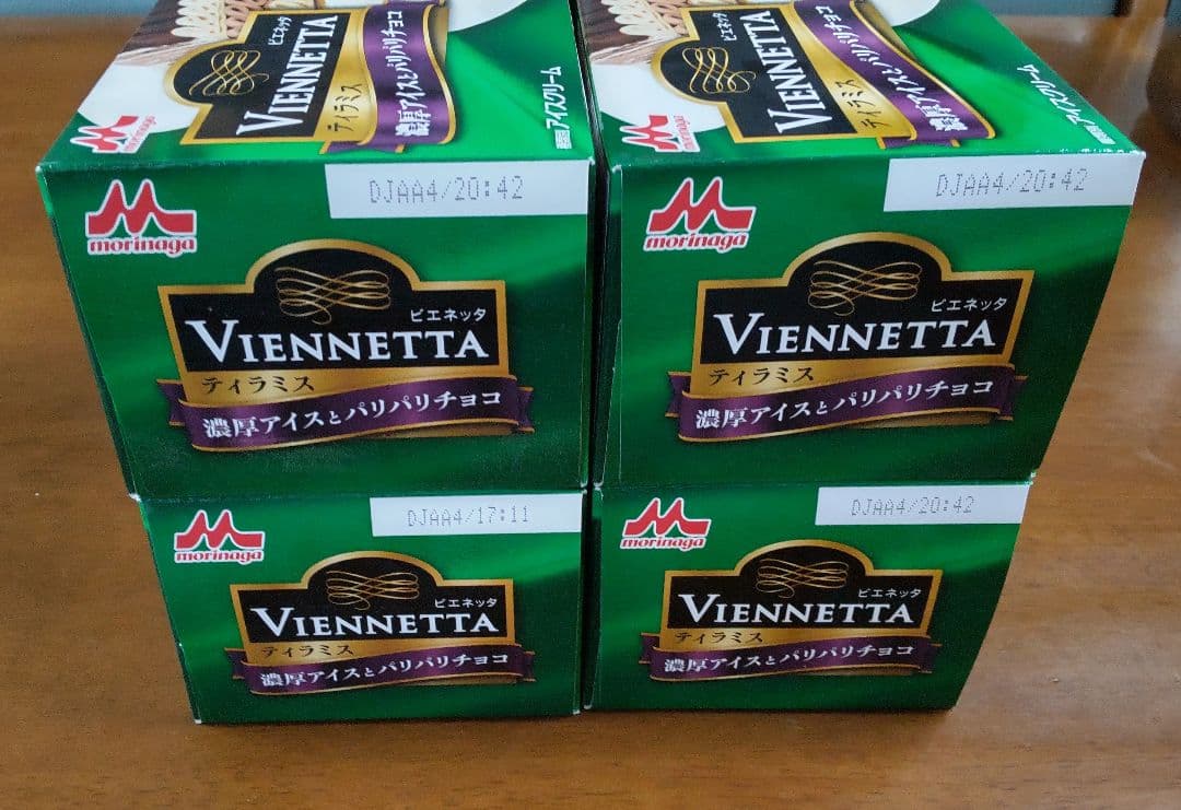 【新品未開封】ヴィエネッタ ビエネッタ ティラミス アイス 4個セット