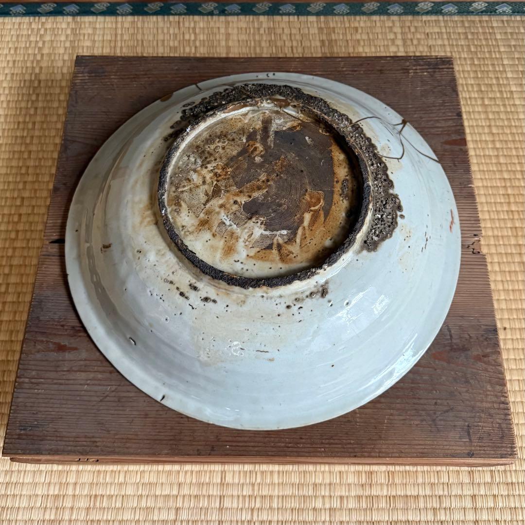 呉須赤絵 南京赤絵 大皿 大盤 明代 古染付 天啓赤江 古伊万里 古美術 骨董