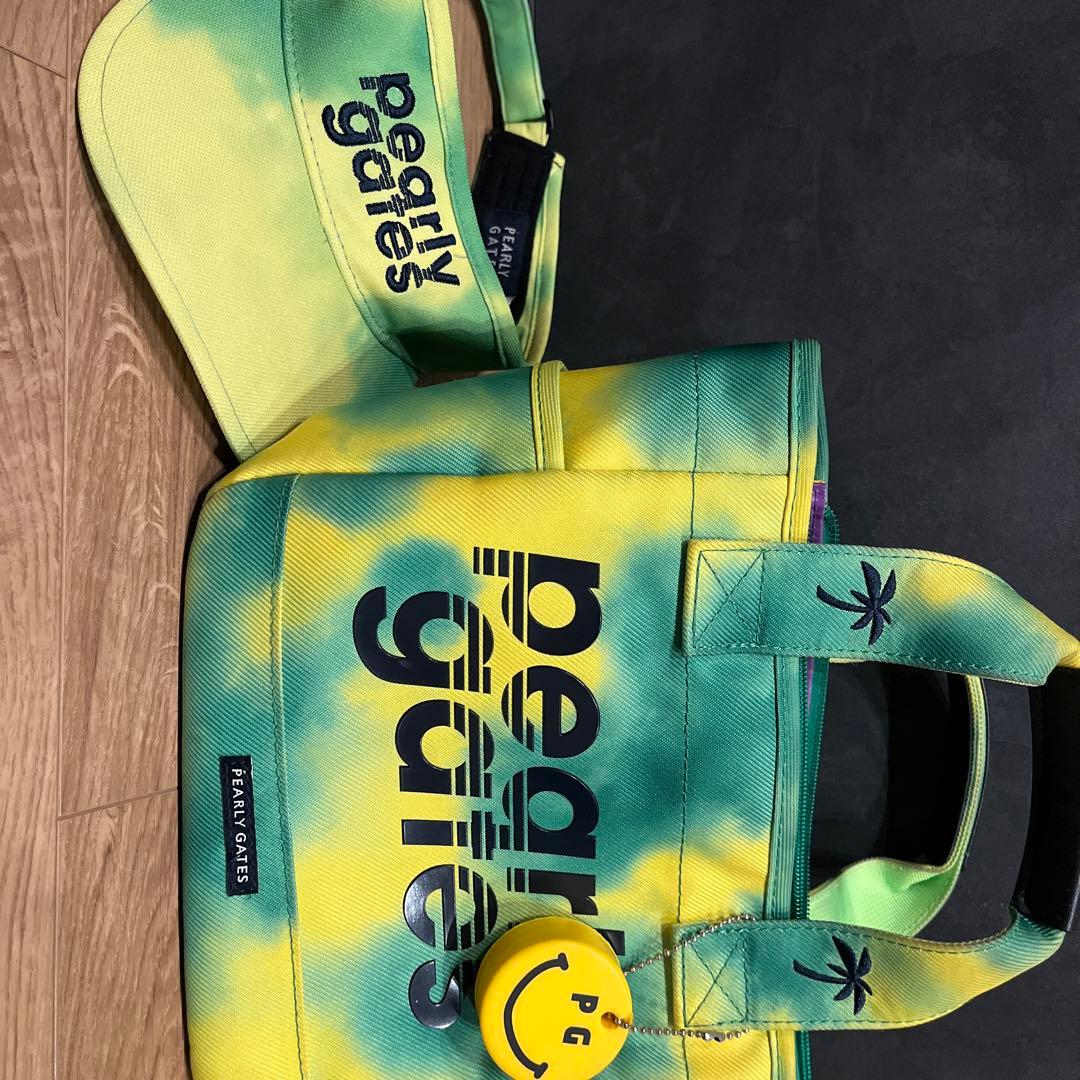 パーリーゲイツ　サンバイザー&カートバッグ