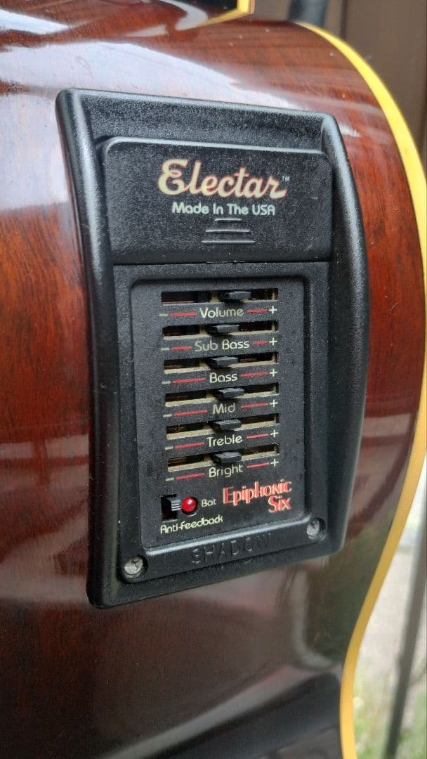 美品 トップ単板！ Epiphone AJ-18SCE VSB プリアンプ搭載