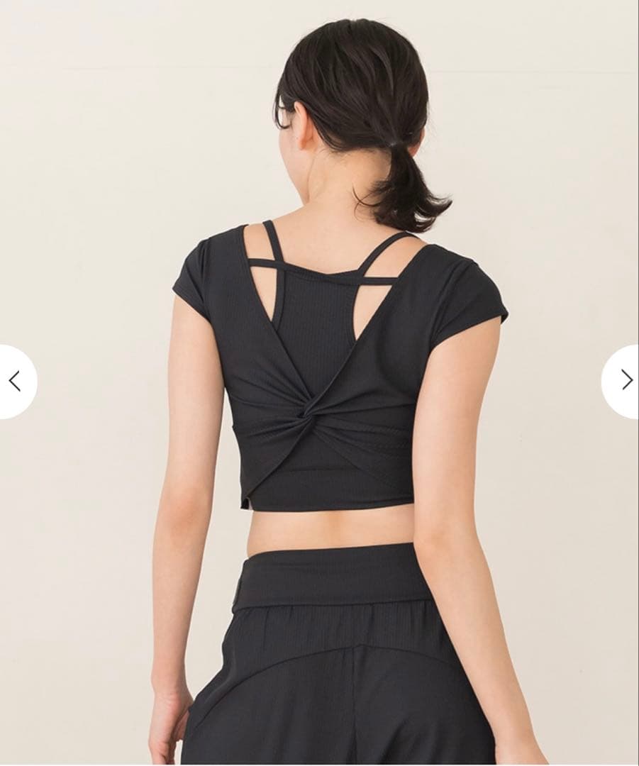 kako 【SUKALA】リブヨギーニツイストトップスセット