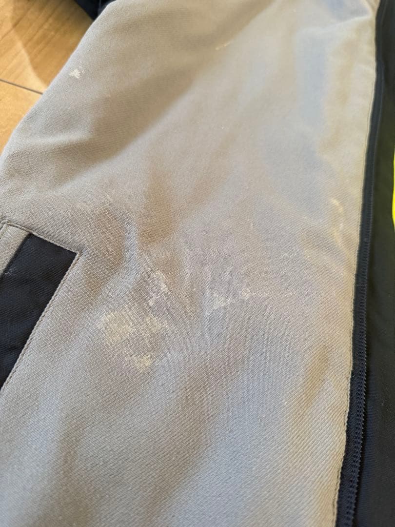 DC スノーボードウェア 上下セット子ども用 グレー/イエロー