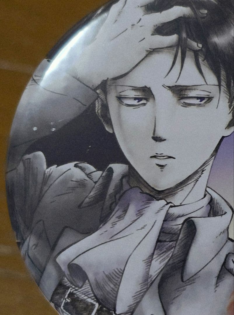 進撃の巨人 リヴァイ 缶バッジ WIT STUDIO 百景