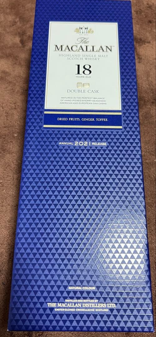 マッカラン　ダブルカスク18年　2021