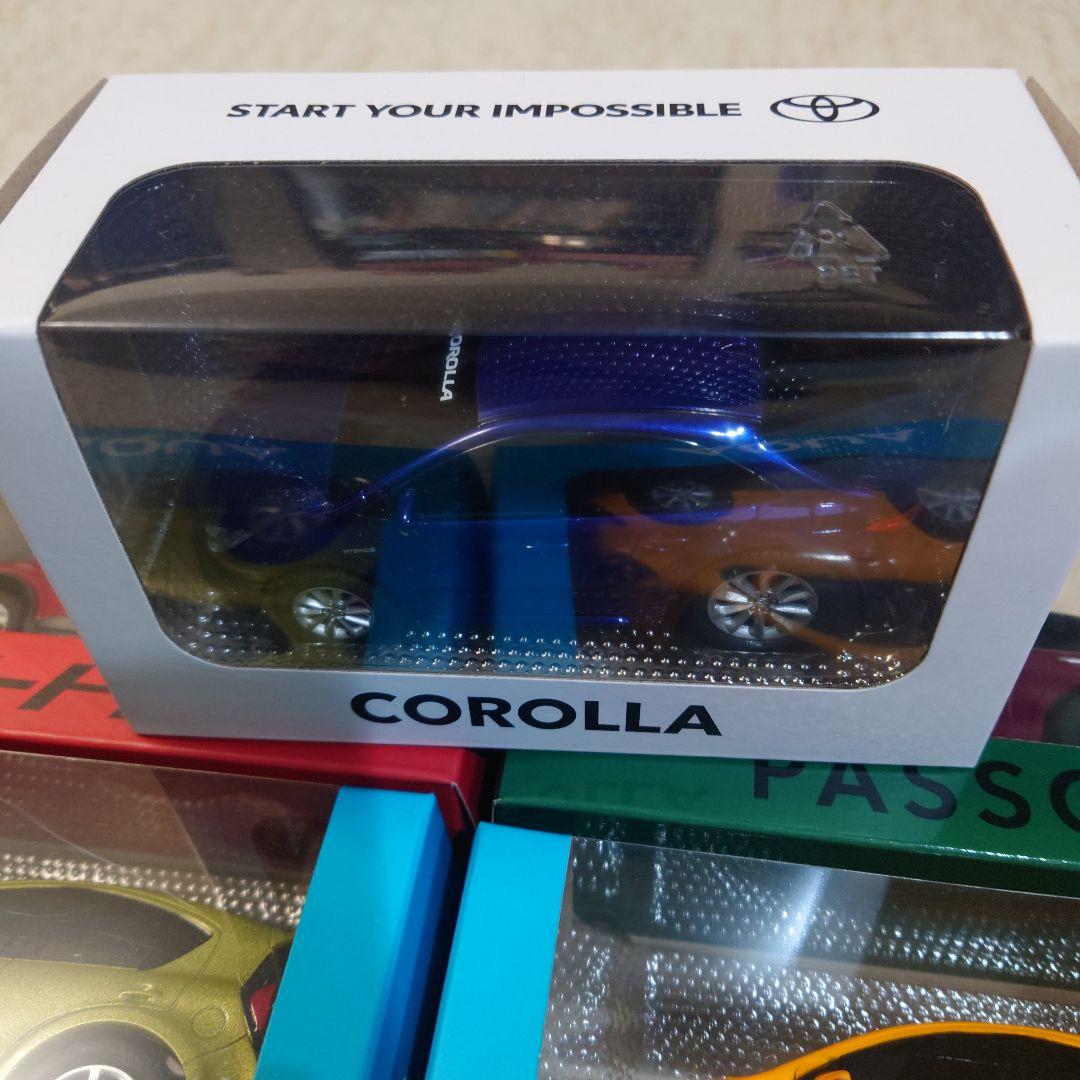 トヨタ　プルバックカーセット COROLLA C-HR PASSO AQUA