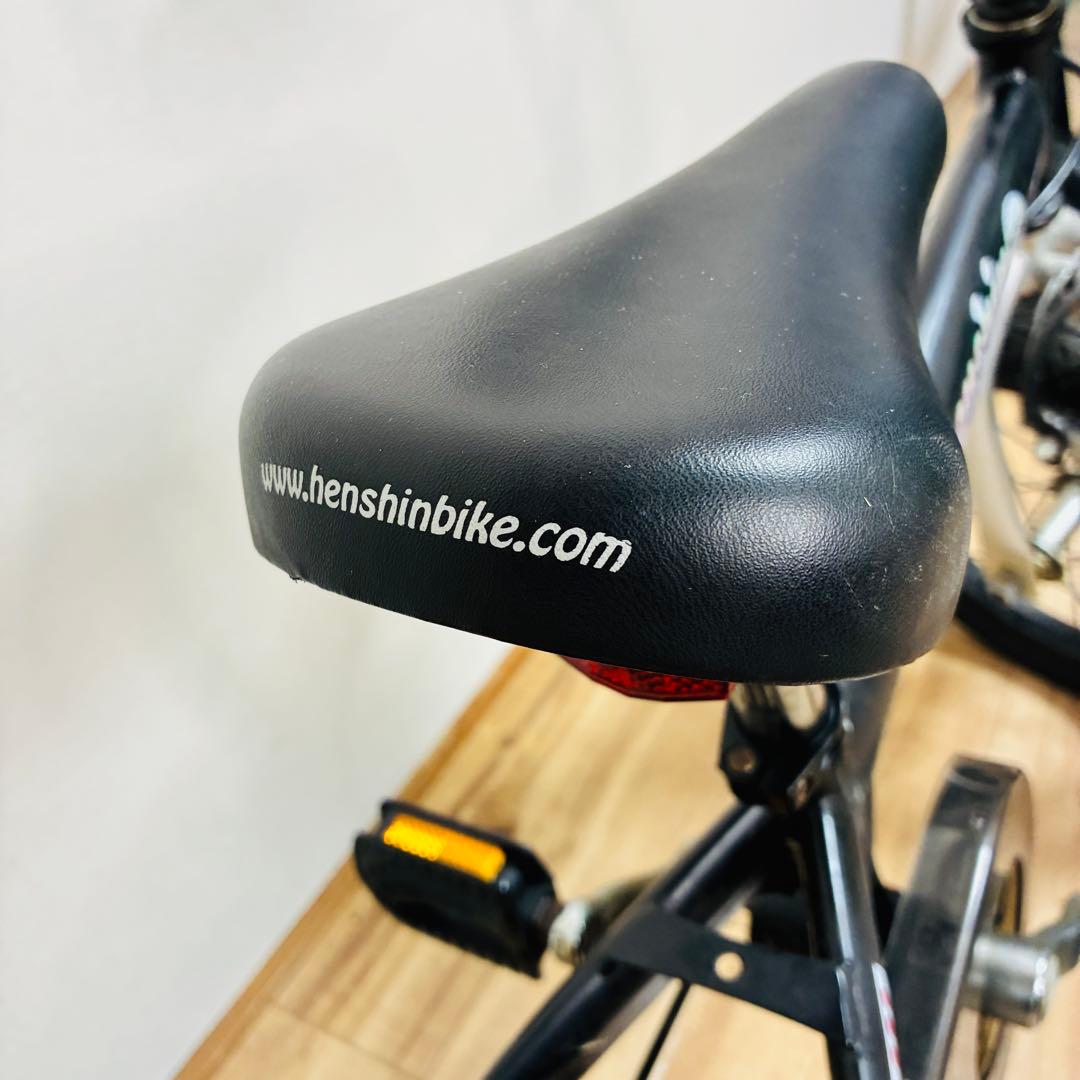 【廃盤/希少カラー】へんしんバイク　14インチ ブラック　子供用自転車