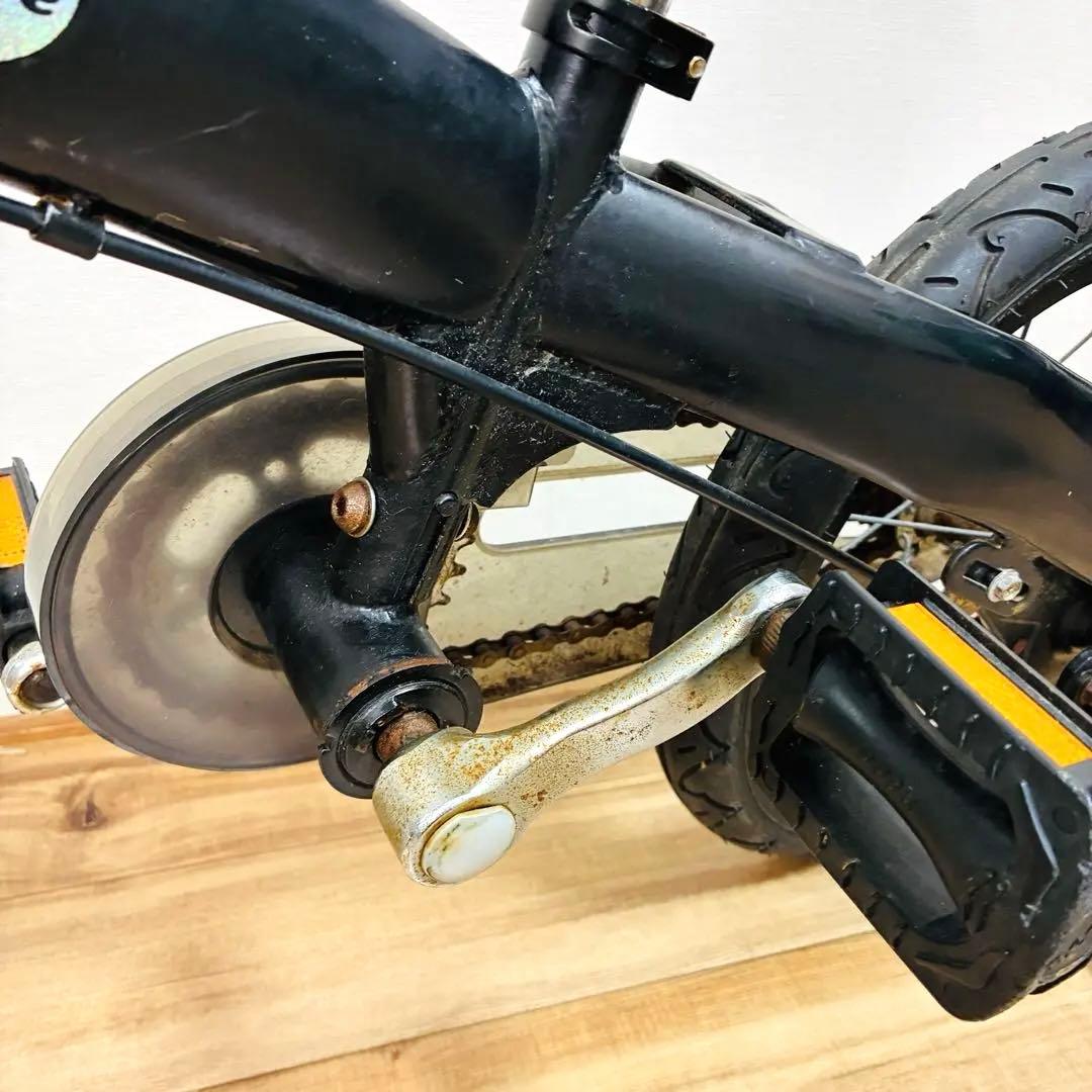 【廃盤/希少カラー】へんしんバイク　14インチ ブラック　子供用自転車