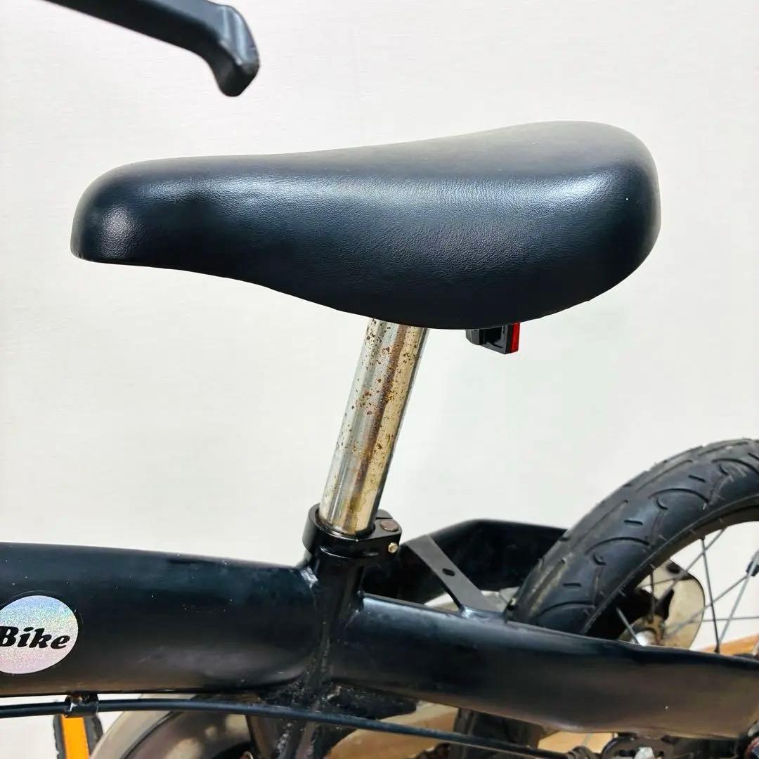 【廃盤/希少カラー】へんしんバイク　14インチ ブラック　子供用自転車