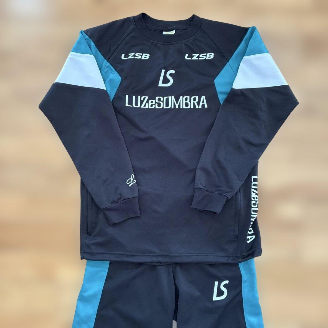LUZ e SOMBRA ジャージセット ブラック/ターコイズ